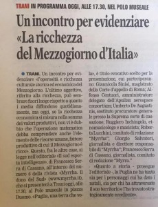 La gazzetta del mezzogiorno 7 ottobre 2016